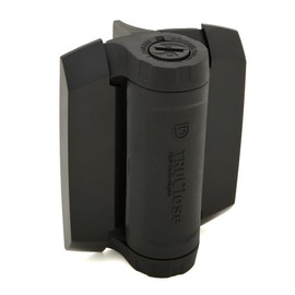 D&D Technologies TCHD1AL1S3BTS TruClose Heavy Duty Gate Hinges for Self Closing Metal Gates up to 154 Pounds, with 1 Alignment Leg, Black, 2 Count