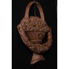 Esschert Design Classic Design Cast Iron Door Knocker, Antique Brown