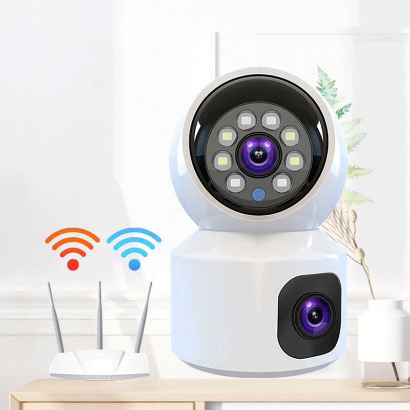 1080P Dual Lens Security Camera Intelligent WIFI Night Vision 2