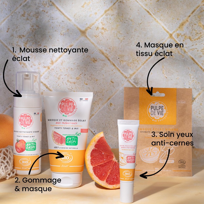 Pulpe de Vie - Peeling und Gesichtsmaske, glänzend, Bio-Süß, 75