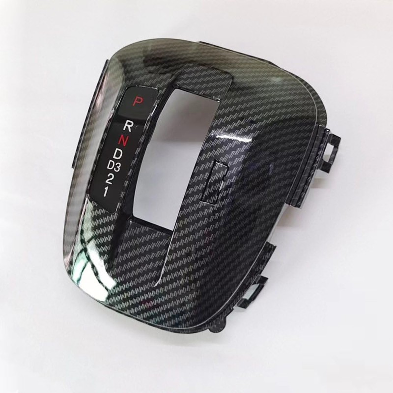 AEETUED Carbon Fiber Style Interior Accessories Replacement Gear Box Trims