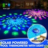Sinbyuer Optimized Solar Digital Pool Thermometer with Dynamic Light Show