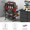 CCCEI Power Tool Organizer Cart with Charging Station, Garage Floor
