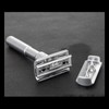 Men Hand Shaving Knife Set with 5Pcs Double Edge Replacement