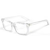 VISOONE Blue Light Blocking Glasses Square with Anti Computer Glare