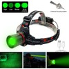 LUXNOVAQ Rechargeable Green Light Headlamp, Ultra-Bright LED Hunting Headlamp, Zoomable