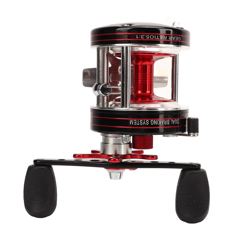 Baitcasting Fishing Reel Metal Baitcasting Reel All Metal Drum Transverse