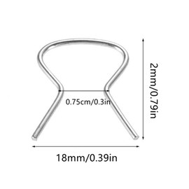 24PCS Metal Car Window Handle Crank Retaining Clips - Universal for Sedan, SUV, Truck & RV Door Handles