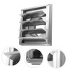 jojofuny Outdoor Dryer Vent Cover Louvered Vent for Efficient Airflow