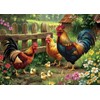 Farm Chicken Family Puzzles for Adults 1000 Pieces. Animal Flower