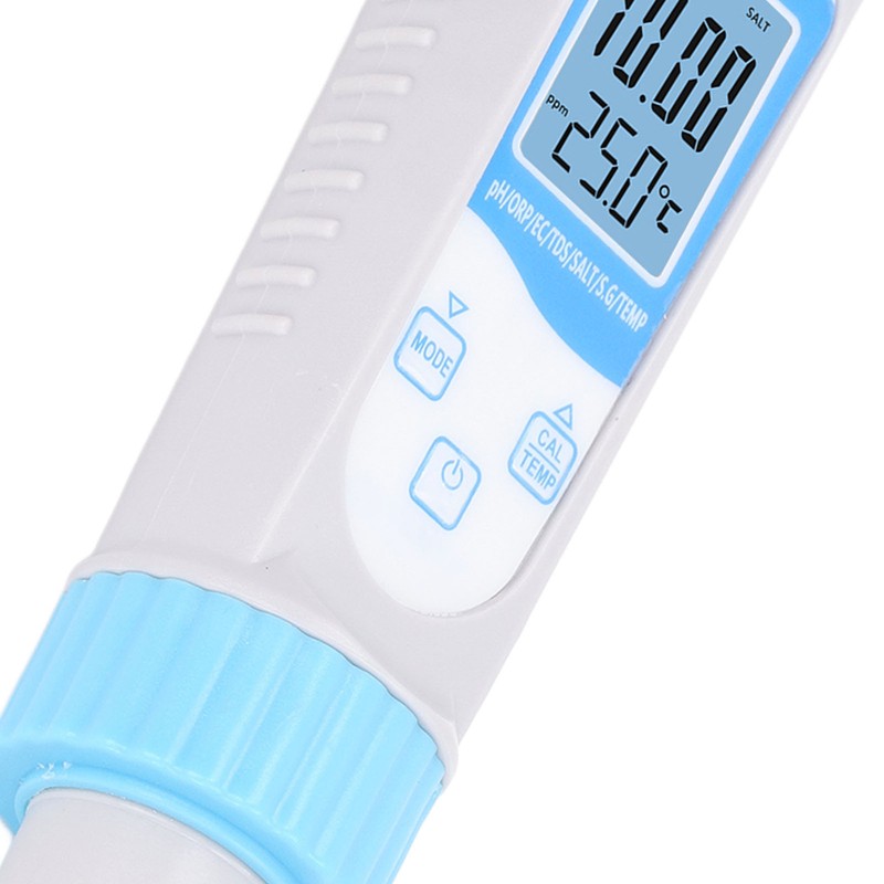 7 in 1 Water Quality Test Pen PH ORP EC