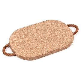 Cork Trivet with Rope Handle (30x20 cm)