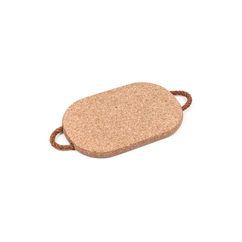Cork Trivet with Rope Handle (30x20 cm)