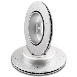 INEEDUP 12.61" Disc Drilled & Slotted Brake Rotors Rear For Chrysler 300 2005-2021,For Dodge Challenger 2009-2020,For Dodge Charger 2006-2020,For Dodge Magnum 2005-2008