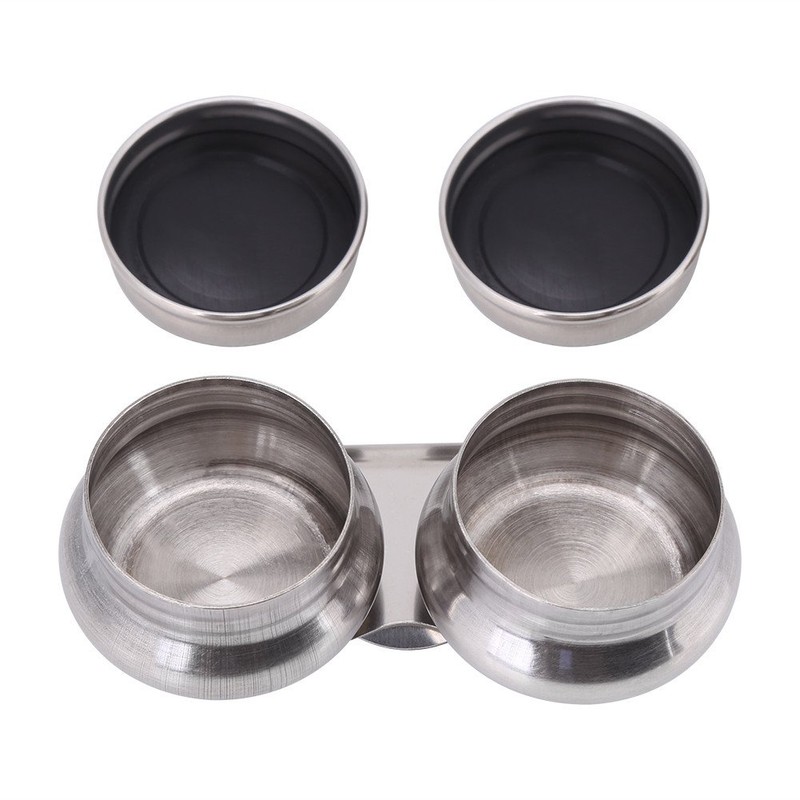Large Double Palette Stainless Steel Oil Paint Megilp Turpentine Solvent