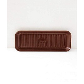 (Ibuki Craft TOOL S) Grill Plate M Brown | Fish Grilling Grill, Ceramic