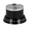 Control Knob Silver/Black Compatible With Beko Oven Hob 250316287