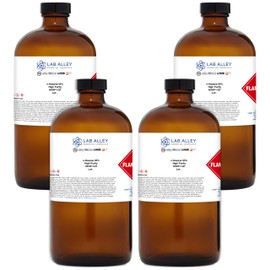 n-Hexane 95% High Purity Grade - 1 Gallon Total (Pack of 4 x 1 Quart Bottles)