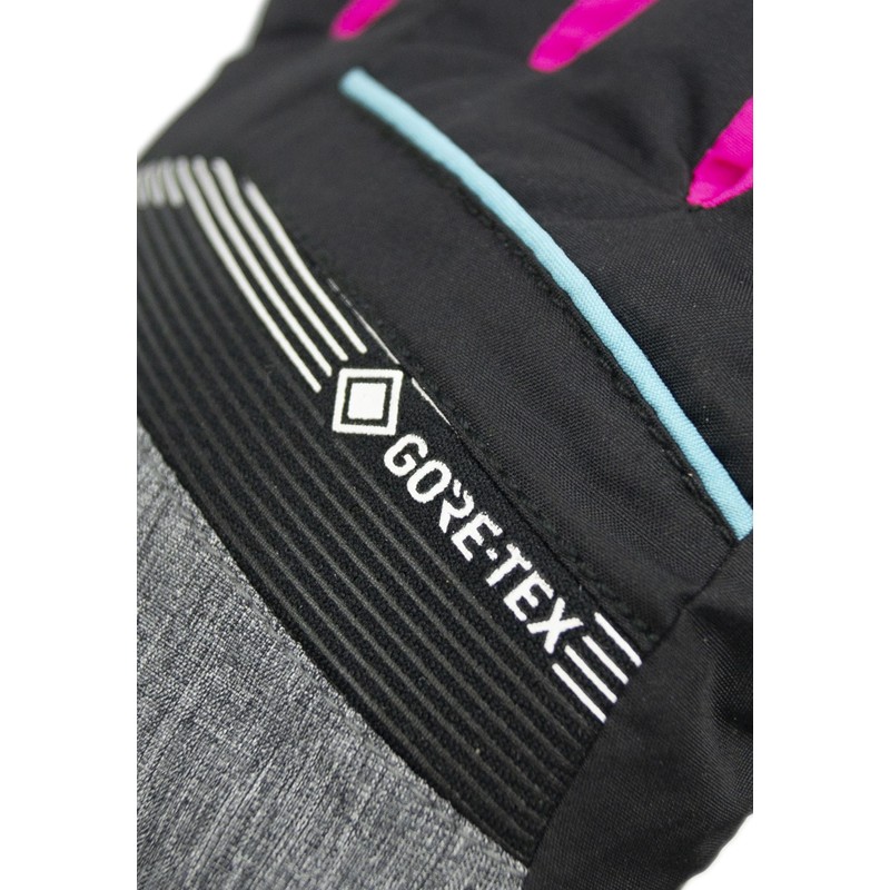 Reusch Bolt GTX Junior Children's Gloves Blck/Blck Melang/Pink Glo 6