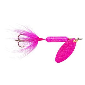 Yakima Bait Wordens Original Señuelo Giratorio Cola de Gallo, Rosa (Glitter Pink), 3.5 g
