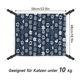 SAN LIKE Pet Hammock, Hammock Cage Cat with Adjustable Straps, Cat Hammock, Soft Under Chair Table Hammocks for Cats, Dogs, Rabbits