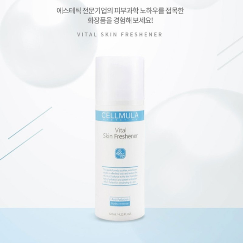 Cellmuller Moisturizing Oxygen Bubble Toner Slightly Acidic Vital Skin Freshner