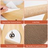 Ownpets Cat Scratcher Cat House, Double-Layer Triangular Shape Cat Scratching