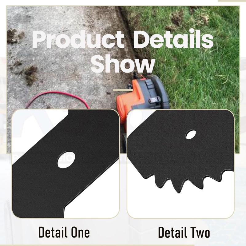 Karbay 3 Pack 7-1/2" Edge Hog Heavy Duty Edger Replacement