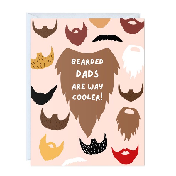 Beard Dad Card Birthday Card For Husband Him, Thank you