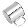 Outdoor Water Cup Foldable Handle Portable 304 Stainless Steel Mug