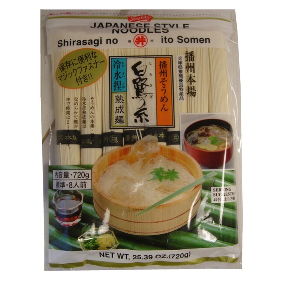 Toa Noodle Somen Shirasagi No ITO, 25.39-Ounce
