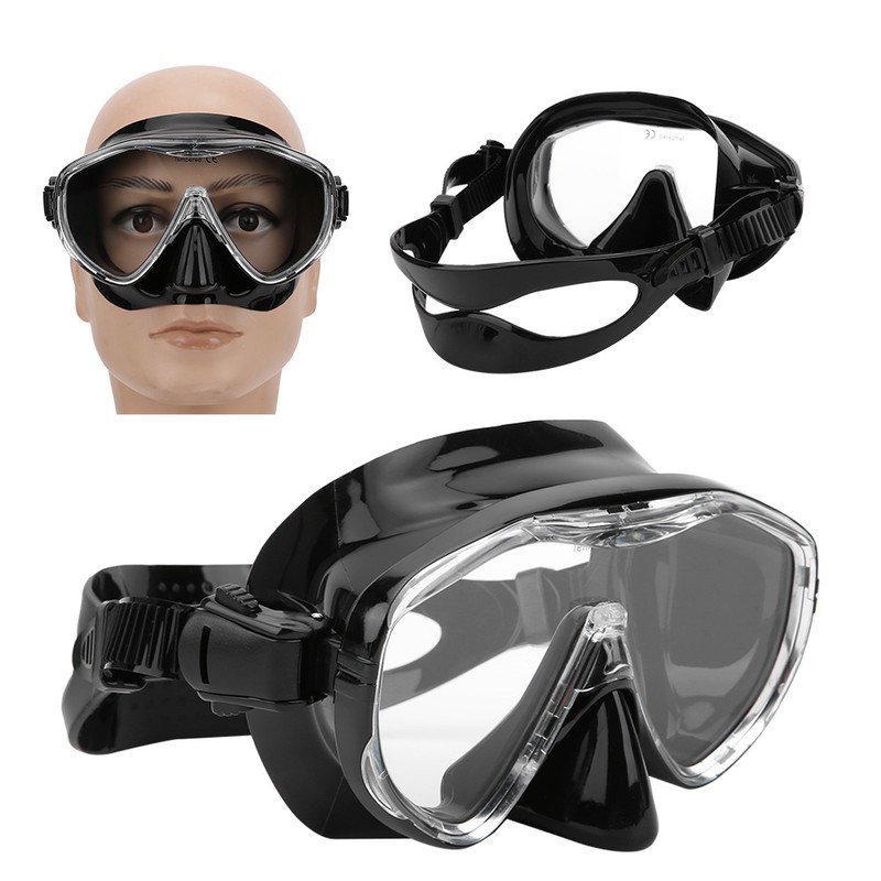 Adult Diving Goggles Face Shield Glasses Silicone Professional Snorkeling EquipmentsMK‑101