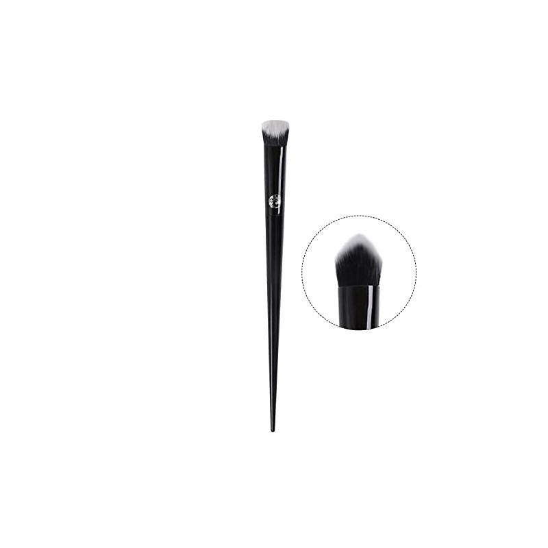Energy Medium Flat Conceal Makeup Brush-270, Black-(Concealer, Highlighter)