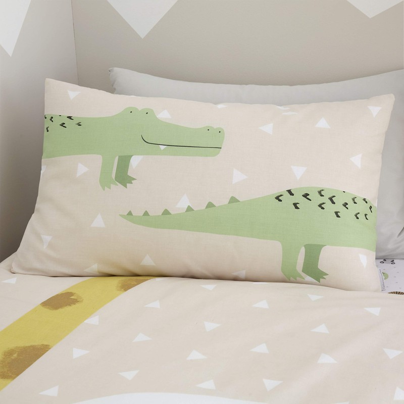 Catherine Lansfield Roarsome Animals Reversible Junior Duvet Cover Set with