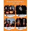 Oiomniv Halloween Make-Up Black White Set Carnival Make-Up Face Paint
