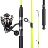 Sougayilang Catfish Fishing Rod and Reel Combo, 2-Piece Spinning Combo,