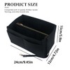 AWAVM Bag Organizer Insert - Multi-Pocket Felt Liner for Handbags,