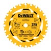 DEWALT 7-1/4 in. 24T Circular Saw Blade, Smooth Cutting, Superior