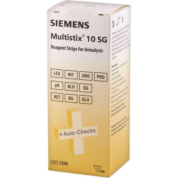 Siemens Multistix Urinalysis Reagent Strips 10SG (10 Tests) x 100 Pack