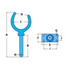 x2 1/2" Rowlocks with Plates