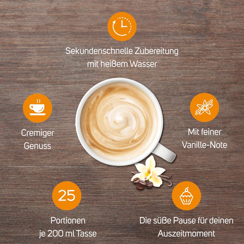 KRÜGER Family Cappuccino white (1 x 500 g) | 500g