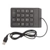 Wired Number Pad 18 Keys Ergonomic USB Plug and Play