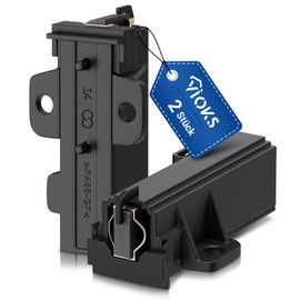 VIOKS Set of 2 Motor Carbon Brushes for Washing Machine Replacement for 400602015/2 AEG 4.8 mm AMP Replacement Carbon Brushes Washing Machine Accessories Electrolux Whirlpool Bauknecht 481281719419