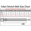 Falari Men Women Multicolored Elastic Stretch Braided Belt Canvas Fabric