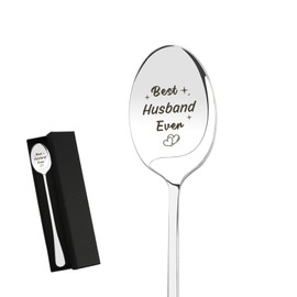 Husband Valentines Gift Ideas,Fathers Day Birthday Gifts for Husband from Wife,Gifts for Husbands for Christmas Wedding Anniversary Romantic Sentimental Best Spoon Gift for Husbands