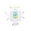 Colortrak Hair Sectioning Stix, 4 Sticks, White, Creates Even and