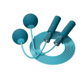 Skipping Rope, Skipping Rope Adult Fitness, Skipping Rope Kids, Wireless and Large Wireless Ball Handle Workout Skipping Rope for Men, Women, Children and Adults (Blue)