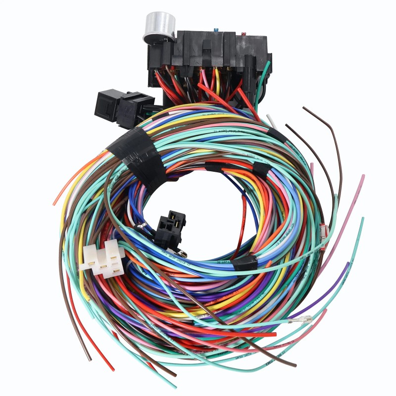 u.s.eliteautoparts 21 Circuit Wiring Harness For Chevy Ford Hotrods Universal