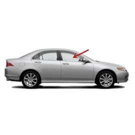 NAGD Fits 2004-2008 Acura TSX 4Dr Passenger Side Right Front Door Window Glass
