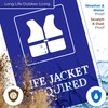 Life Jacket Required Sign, 10x14 Inches, 55 mil Thick HDPS